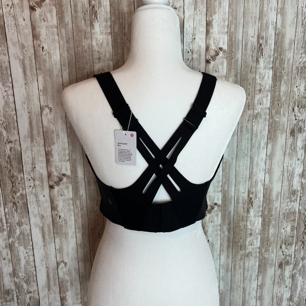 Women's Black Lululemon AirSupport Bra size 38D - Picture 4 of 7